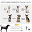 PawHut Cochecito para Mascotas Plegable Carrito para Perros y Gatos con Ventanas de Malla Cojín Lavable Correas de Seguridad Cubierta de Tela Oxford y Marco de Acero 82x47x97 cm Gris., , large indicador imagen numero 4