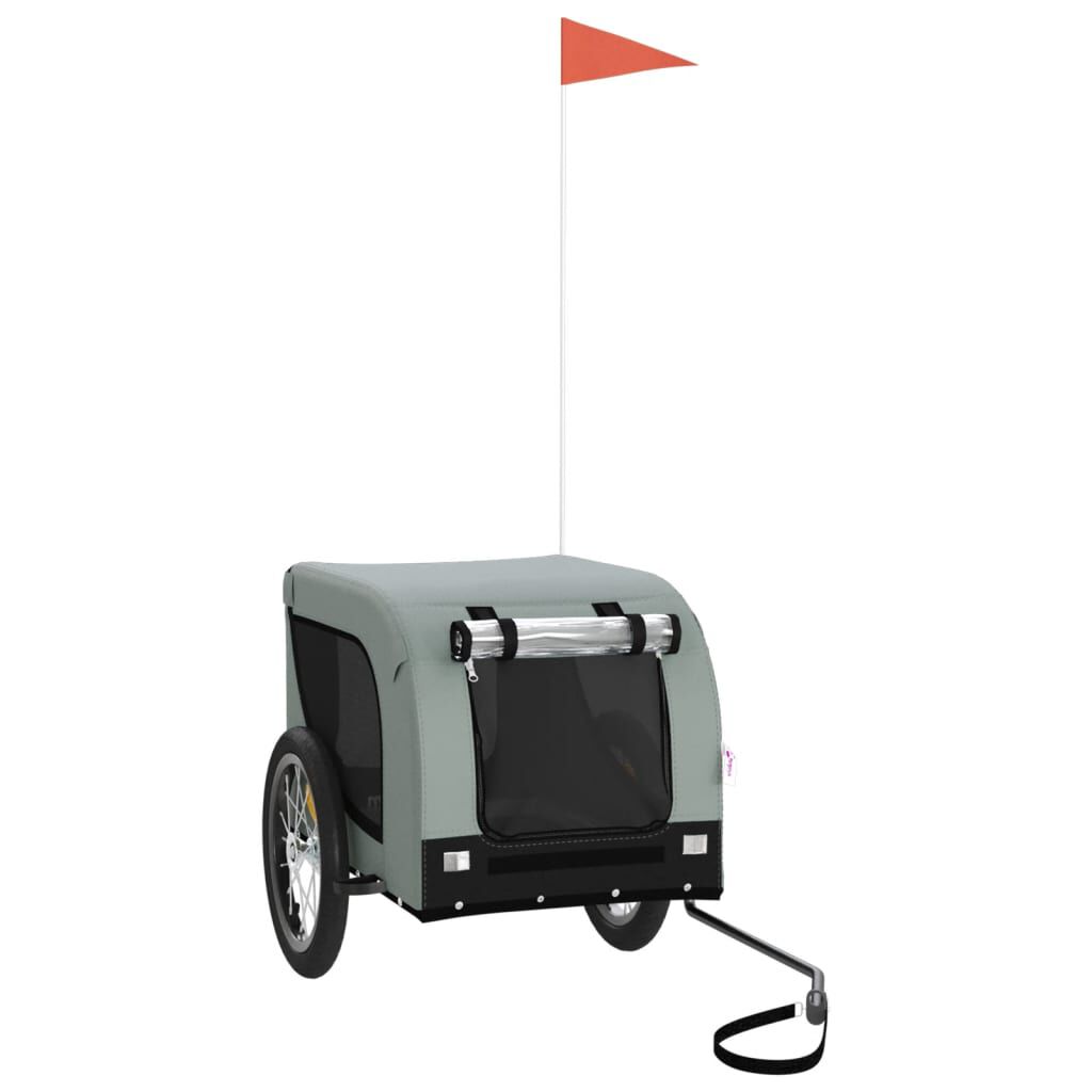 Vida XL Remolque Verde Claro de Bicicleta para perros thumbnail