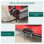 PawHut carrito remolque de bicicleta rojo para perros, , large indicador imagen numero 4