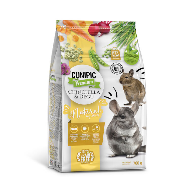 Cunipic Premium pienso para chinchillas y degús, , large image number null