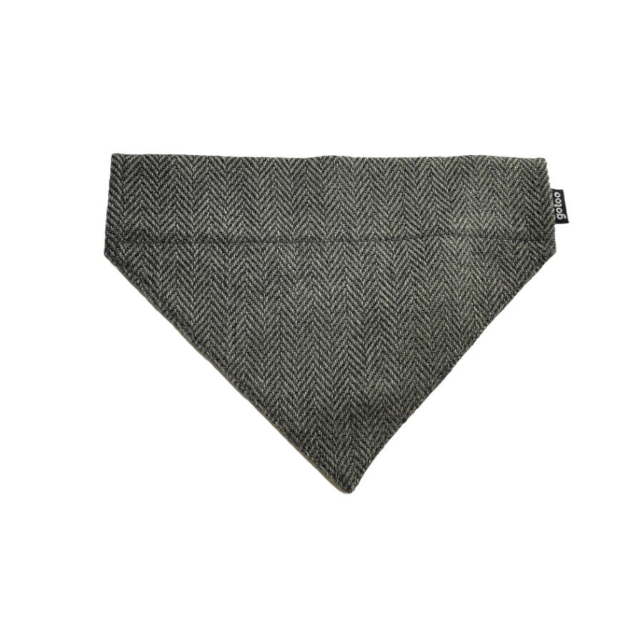 Gotoo Set Bandana y Pajarita espiga gris para perros, , large Imagen numero 3