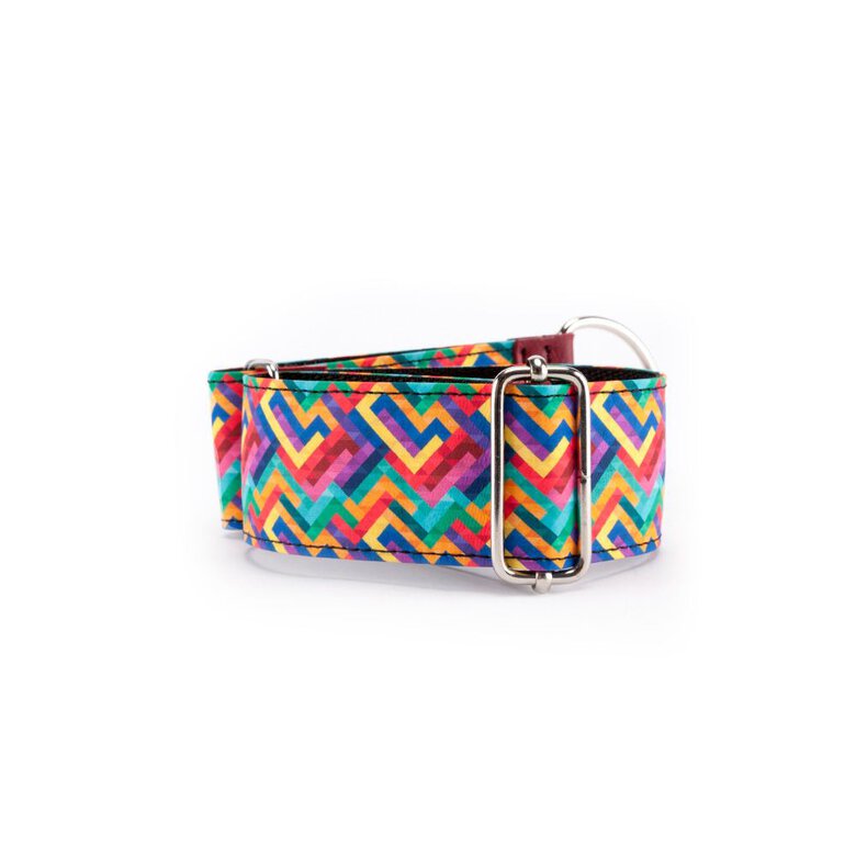 Pamppy galgo speedy pixel collar regulable multicolor para perros, , large image number null