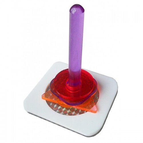 Juguete de figuras apilables para loros color Variado