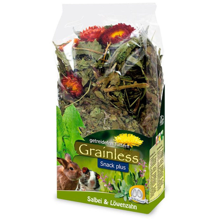 JR Farm Snack Grainless Plus Salvia y Diente de Le&oacute;n para roedores, , large Imagen numero 1