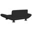 vidaXL Cama para perros de tela negra 70x45x28 cm, , large indicador imagen numero 4