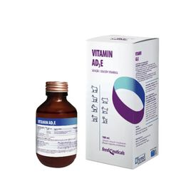 Vitamin AD3E 100 ml suplemento vitam&iacute;nico para deficiencias de vitaminas A, D3 y E en diversas especies animales Hifarmax