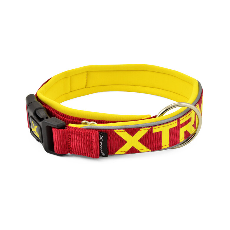 X-TRM Neón Flash Collar Rojo y Amarillo para perros, , large image number null