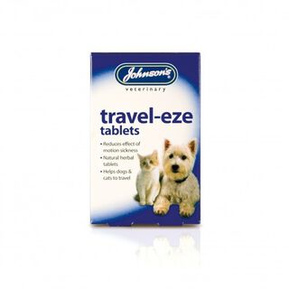 Pastillas para viajes Johnsons Veterinary para mascotas