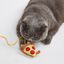FOFOS | Varita Interactiva Pizza y Hamburguesa con Plumas y Cascabel con Catnip (Colecci&oacute;n Fast Food) - Para Gato, , large indicador imagen numero 5
