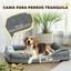 PawHut Cama para Perros Gris, , large indicador imagen numero 4
