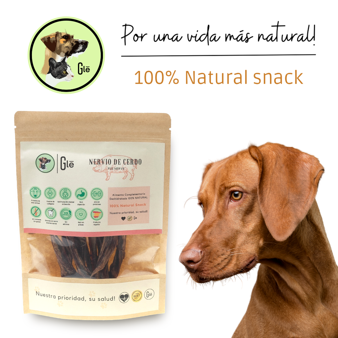 GLE PETS NERVIOS DE CERDO DESHIDRATADOS, PREMIOS 100% NATURALES PARA PERROS, , large Imagen numero 4