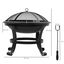 Outsunny Brasero Exterior Negro, , large indicador imagen numero 3