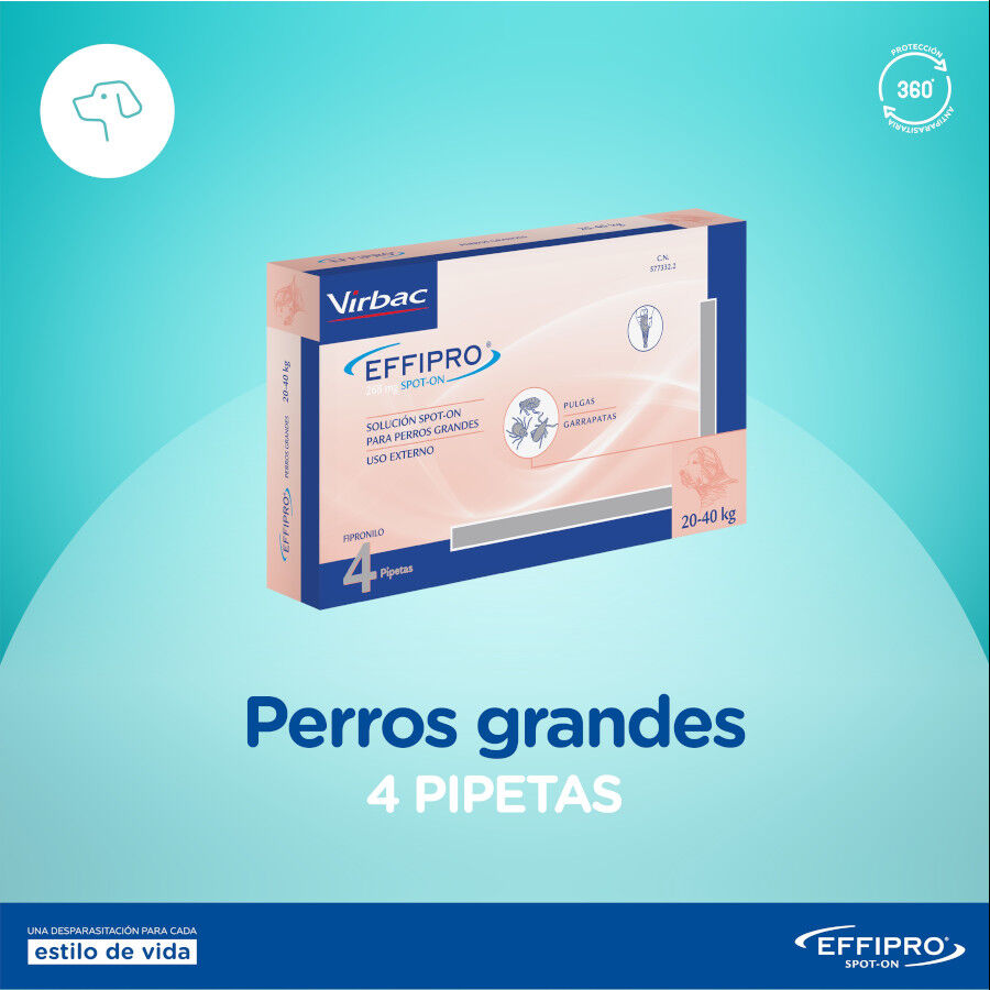 Virbac Effipro pipetas antiparásitos perros 20-40 kg thumbnail