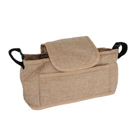 MonsterShop Bolsa caddy beige para cochecito para perros y gatos