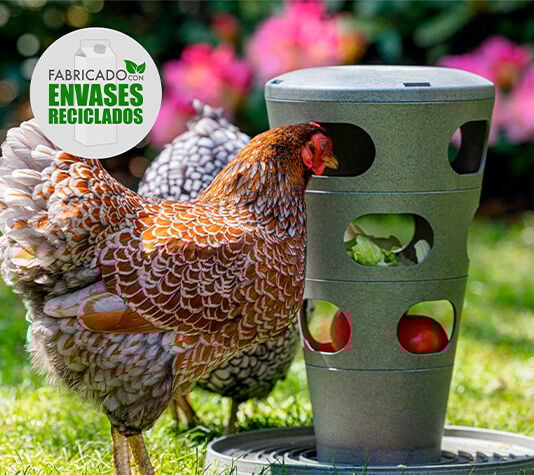 Finca Casarejo Comedero Interactivo para Gallinas thumbnail