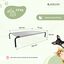 Cama elevada para mascotas | Aislante | 122 x 71 x 21 cm | Máx. 60 kg | Ligera | Resistente | Gris | Cleo | Mobiclinic, , large indicador imagen numero 2