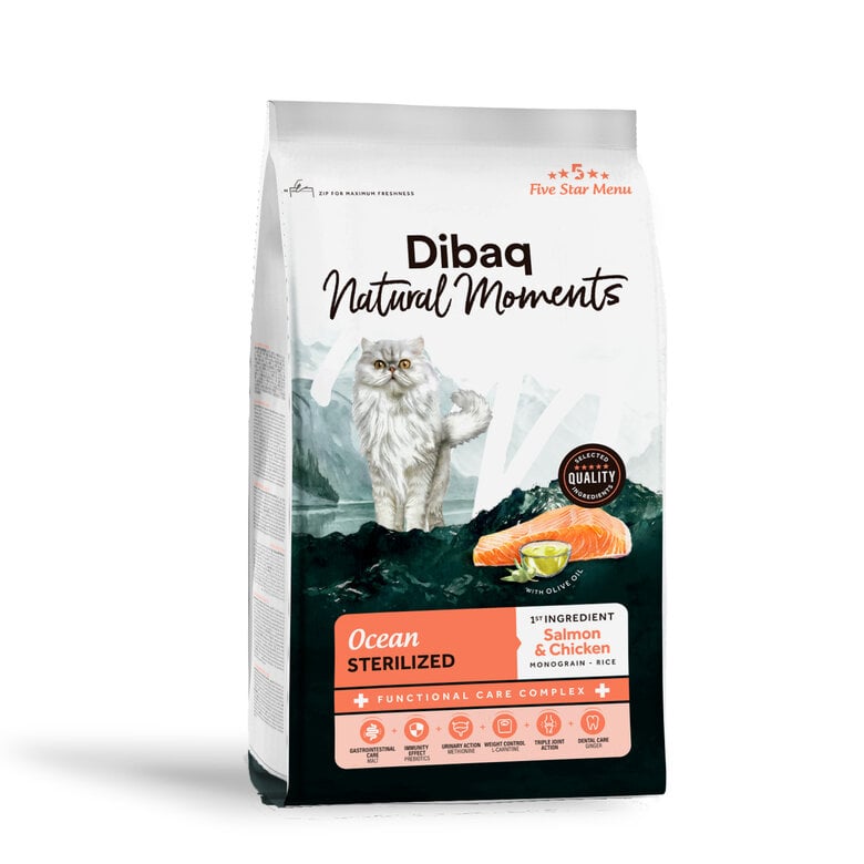 Dibaq Natural Moments 5 Star Esterilizado Salmón