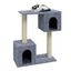 Vidaxl rascador doble gris claro para gatos, , large indicador imagen numero 2