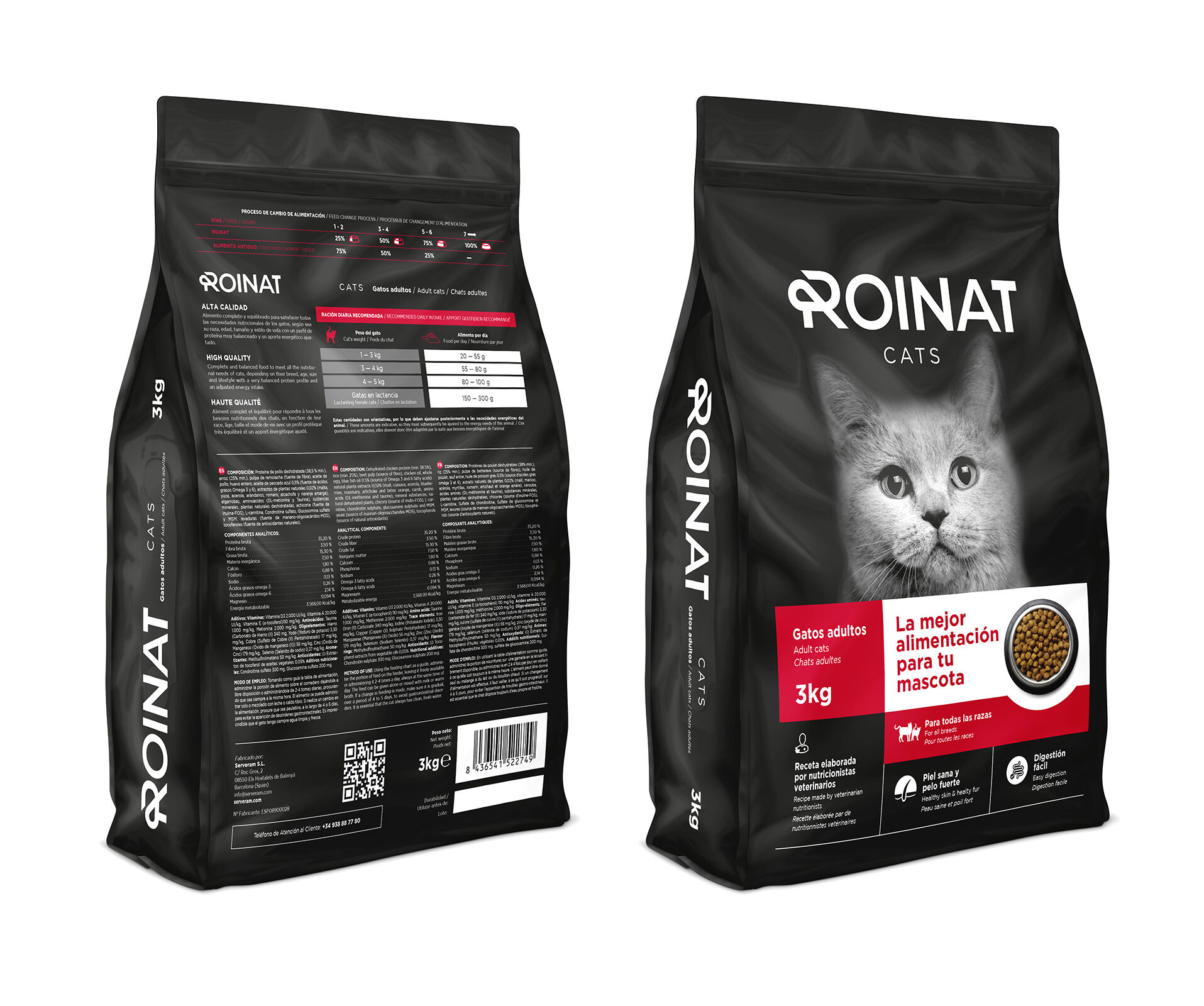 Roinat Cat Adult Pienso de Pollo para gatos thumbnail