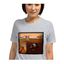 Mascochula camiseta mujer mola dalí personalizada con tu mascota gris, , large indicador imagen numero 1
