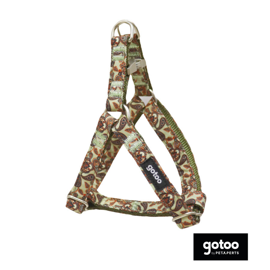 Gotoo Arn&eacute;s estampado cachemira caqui para perros, , large Imagen numero 2