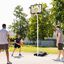 SPORTNOW Canasta de Baloncesto blanca con Ruedas y Altura Ajustable para jardín, , large indicador imagen numero 2