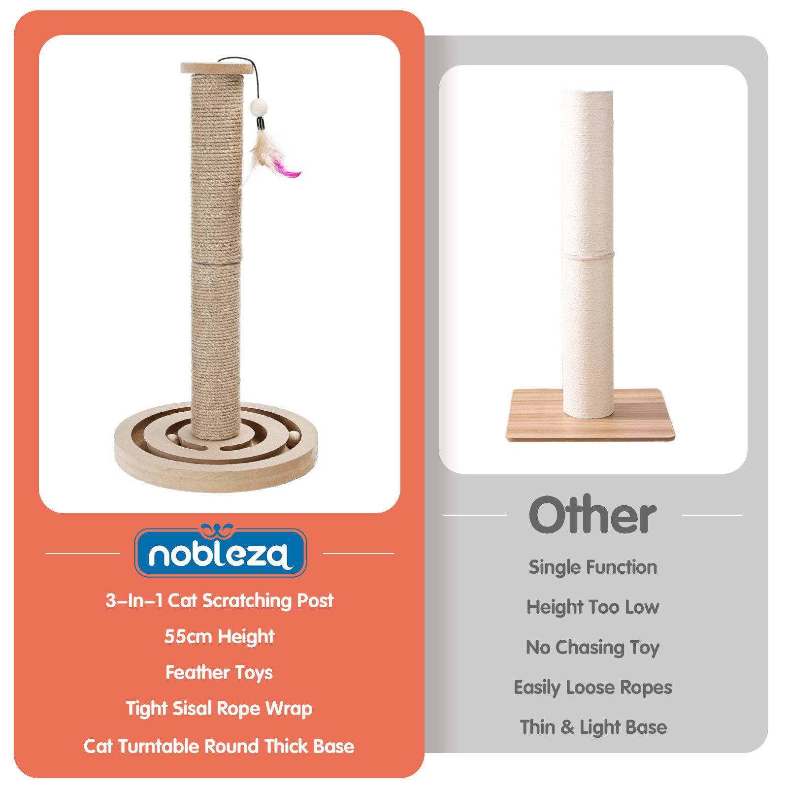 Nobleza Árbol rascador de Madera para Gatos thumbnail