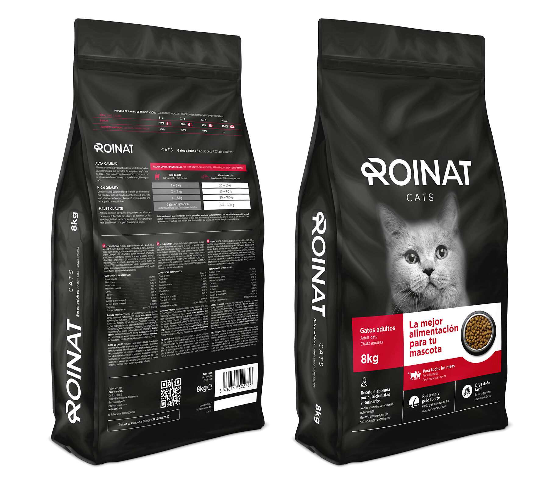 Roinat Cat Adult Pienso de Pollo para gatos thumbnail