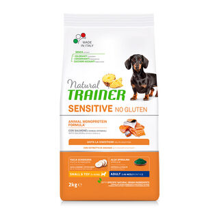 Natural Trainer Adult Mini Sensitive Salmón pienso para perros 