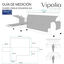 Vipalia Protector Cubresofa Rombos. Granate. Chaise Longue Izquierda 240 cm, , large indicador imagen numero 4
