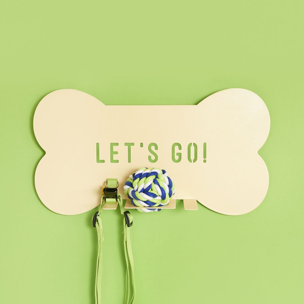 Balvi Organizador accesorios mascota Biscuit Color Crema Metal 38x20 cm, , large Imagen numero 2