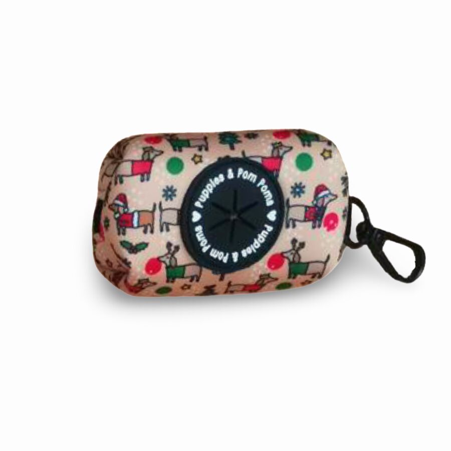 Puppies & Pom Poms Porta Bolsas Perros Salchicha Navide&ntilde;os para perros, , large Imagen numero 2