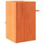 vidaXL Casa para gatos cera marrón 43x43x60 cm madera maciza pino, , large indicador imagen numero 5