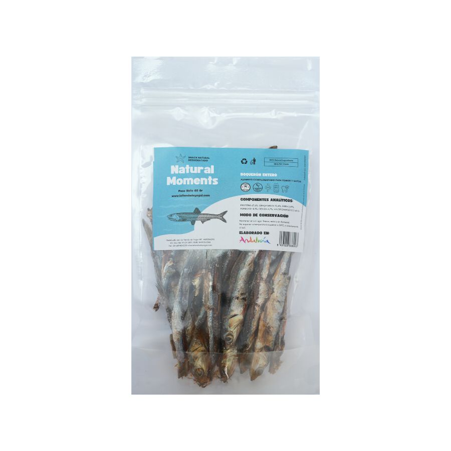 Snack Deshidratado de Boquer&oacute;n para Mascotas Natural Moments, , large Imagen numero 1