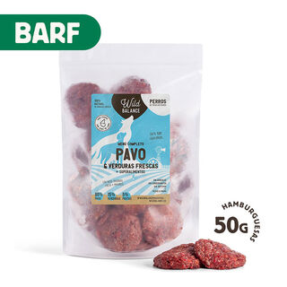Pack de menú completo BARF para perros sabor Pavo