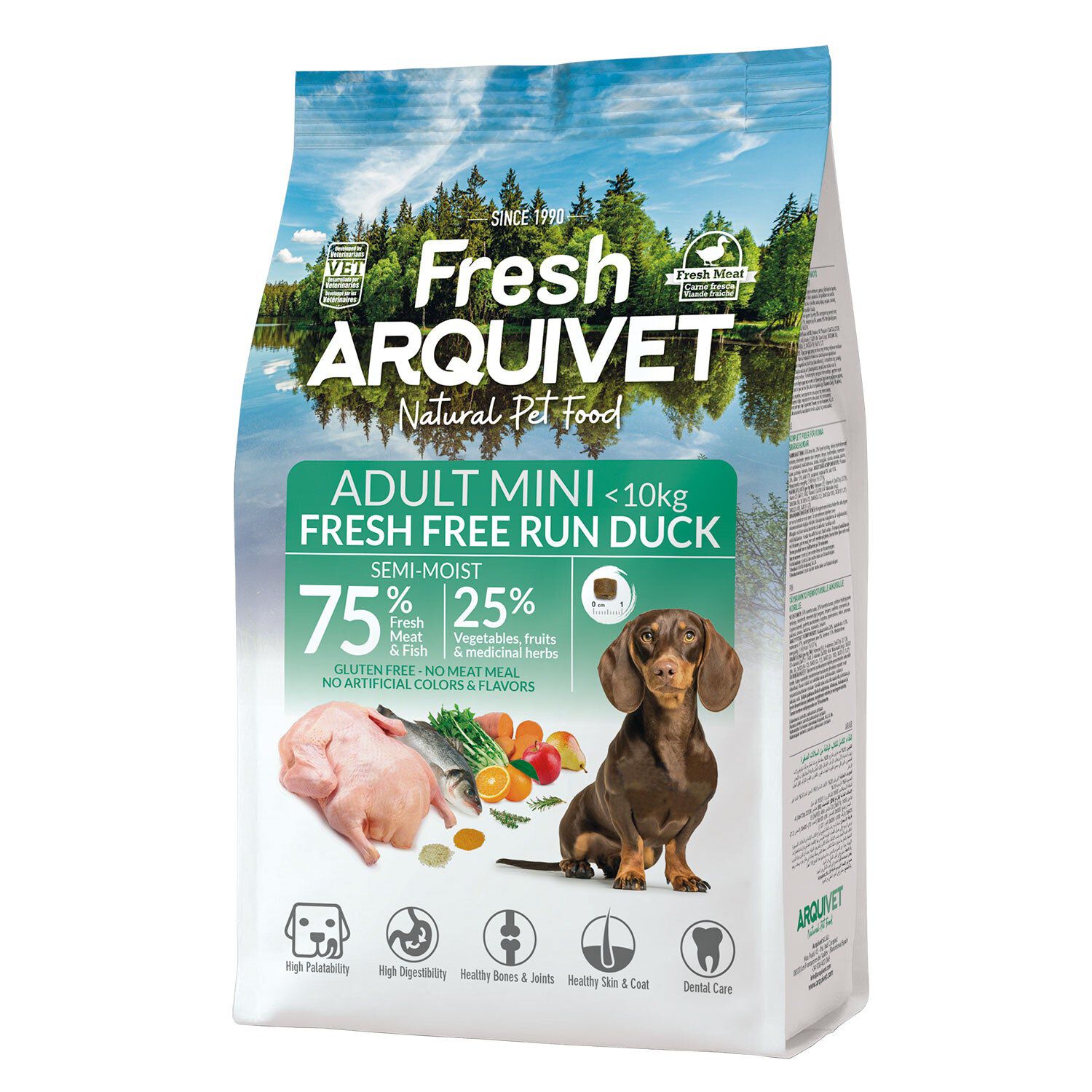 Pienso ARQUIVET Adult MINI 2,5 kg - Pato, , large Imagen numero 3