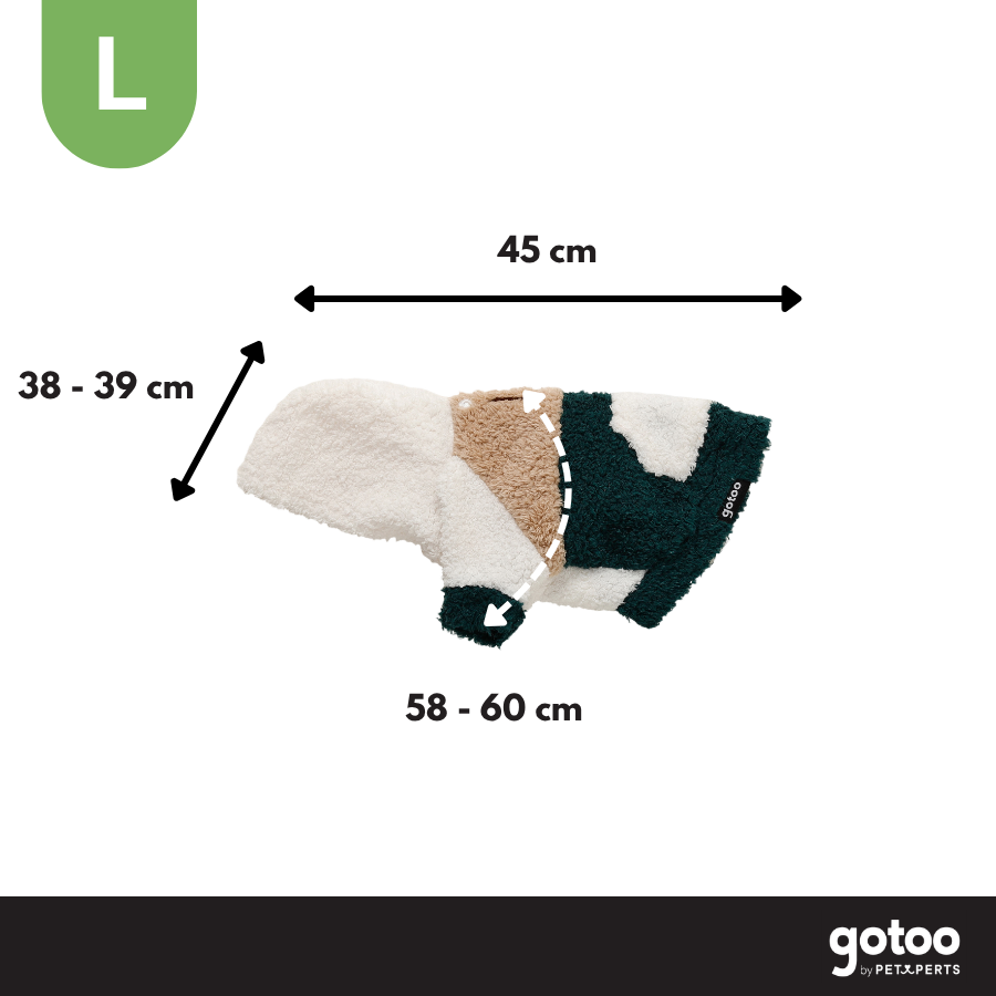 Gotoo Pijama Bloque Multicolor para perros, , large Imagen numero 4