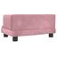 vidaXL Cama para perros de terciopelo rosa 80x45x30 cm, , large indicador imagen numero 9