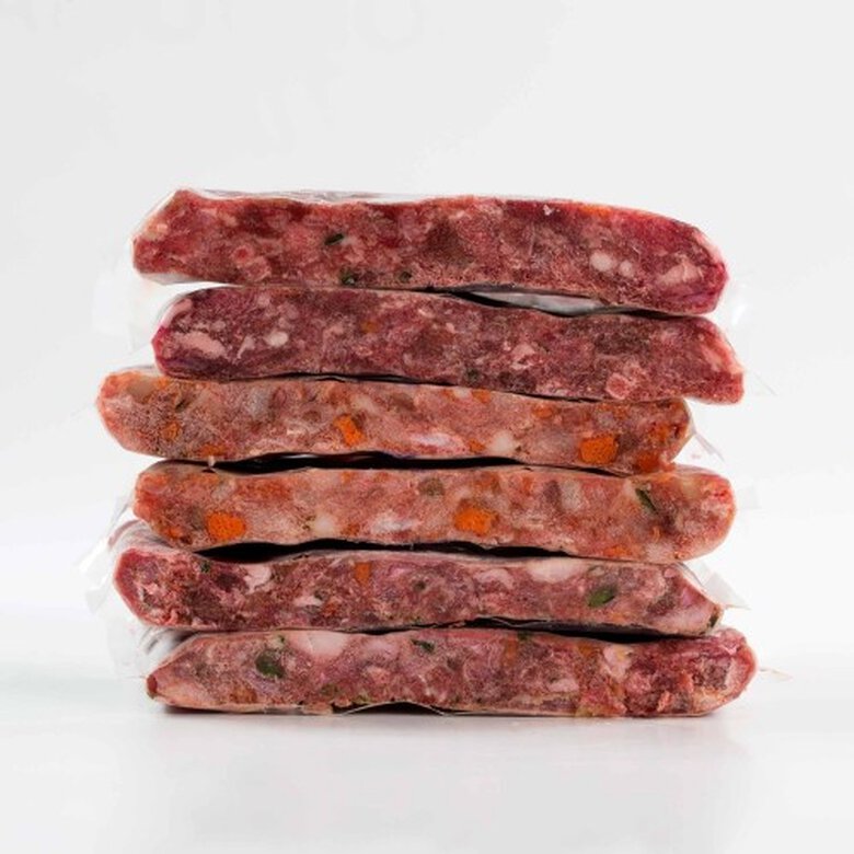 CRU carne natural mixta de pollo, ternera y conejo para perros, , large image number null