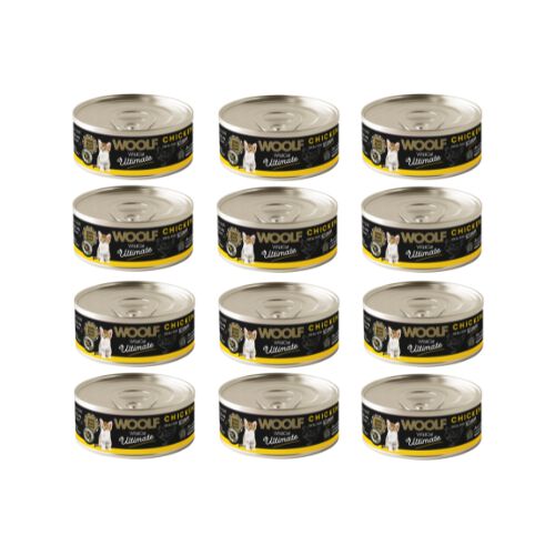 Woolf comida húmeda de pollo para gato thumbnail