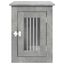 vidaXL Jaula para perros madera ingeniería gris hormigón 55x75x65 cm, , large indicador imagen numero 14