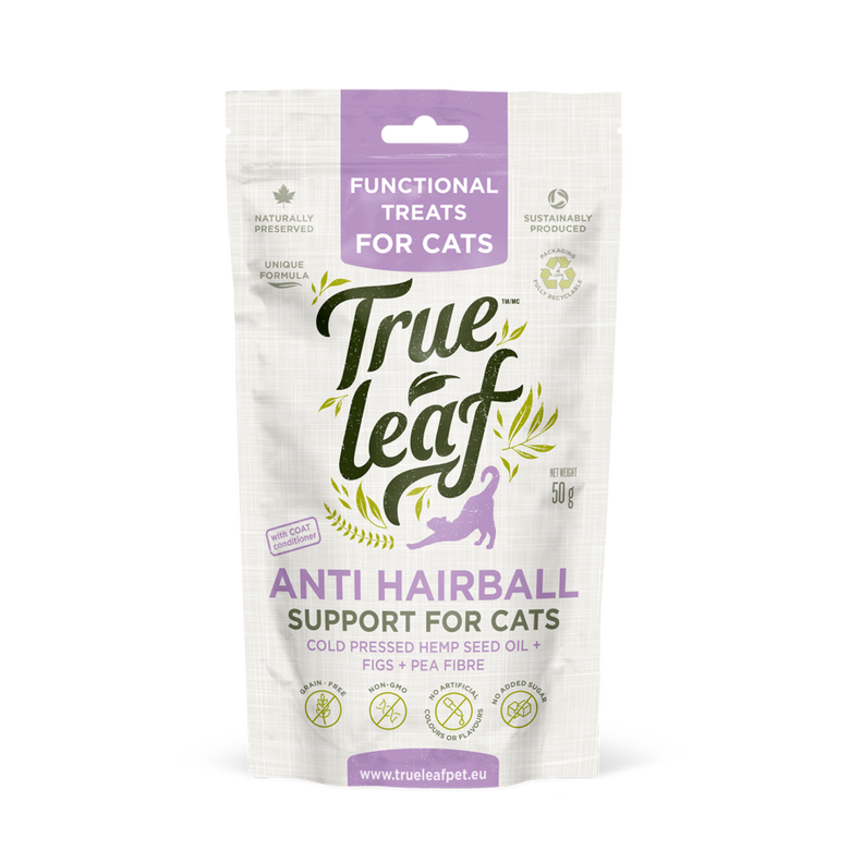 Snacks True Hemp Hairball para gatos sabor Pollo, , large image number null