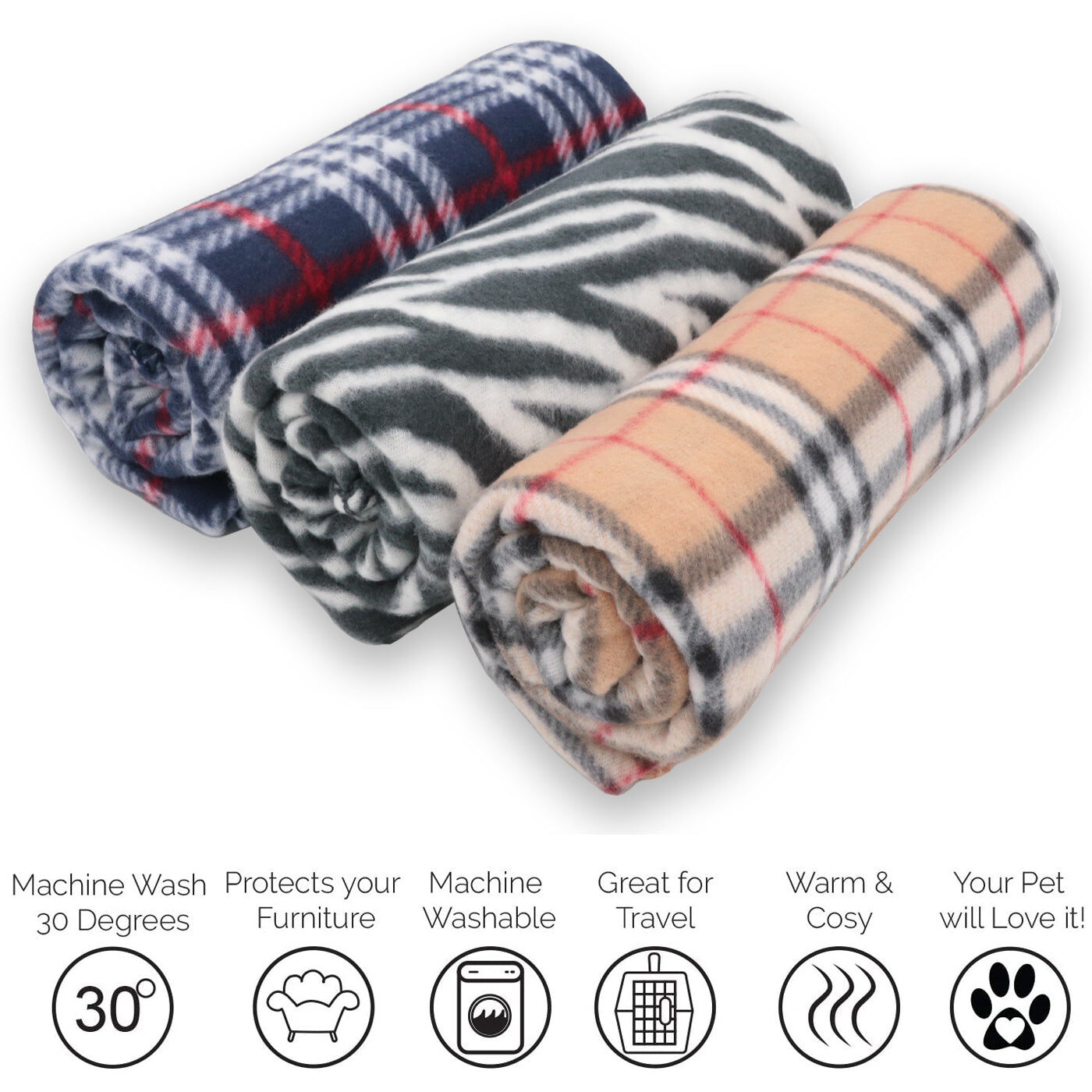 Home Mercury Mantas de Felpa Suave para Mascotas thumbnail