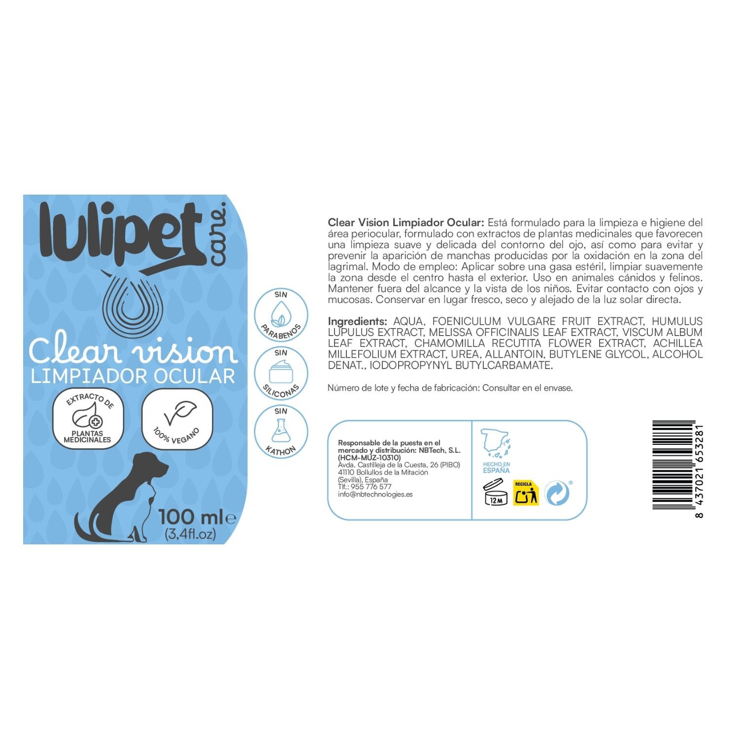 Clear Vision - Limpiador Ocular thumbnail