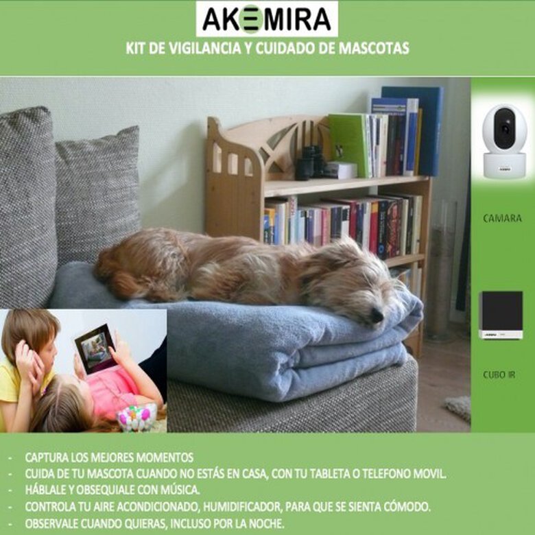 Kit de vigilancia y cuidado para mascotas color Blanco , , large image number null
