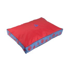 Benetton funda colchon huellas Rojo