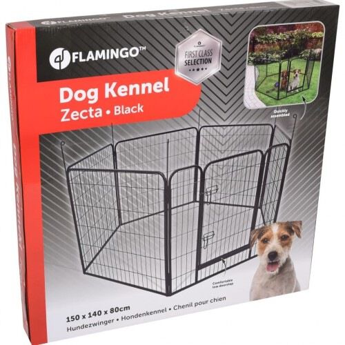 Perrera Zecta para perros color Negro, , large Imagen numero 5