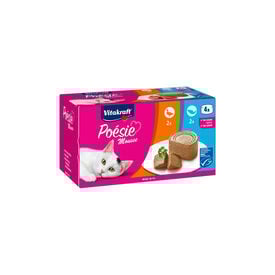 Vitakraft Poésie Mousse Salmón y Pato en lata para gatos