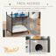 PawHut casa de madera y mesa auxiliar para gatos, , large indicador imagen numero 5