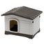 Ferplast dogvilla 60 caseta marrón y crema para perros, , large indicador imagen numero 1